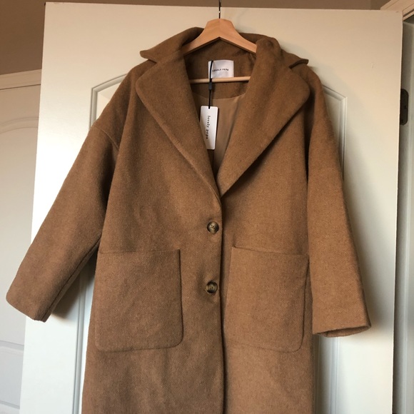 Camel Wool Coat - Picture 5 of 8